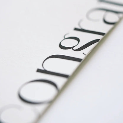 Hrvst.Store - Congrats You Did Great, A6, Letterpress - The Panic Room