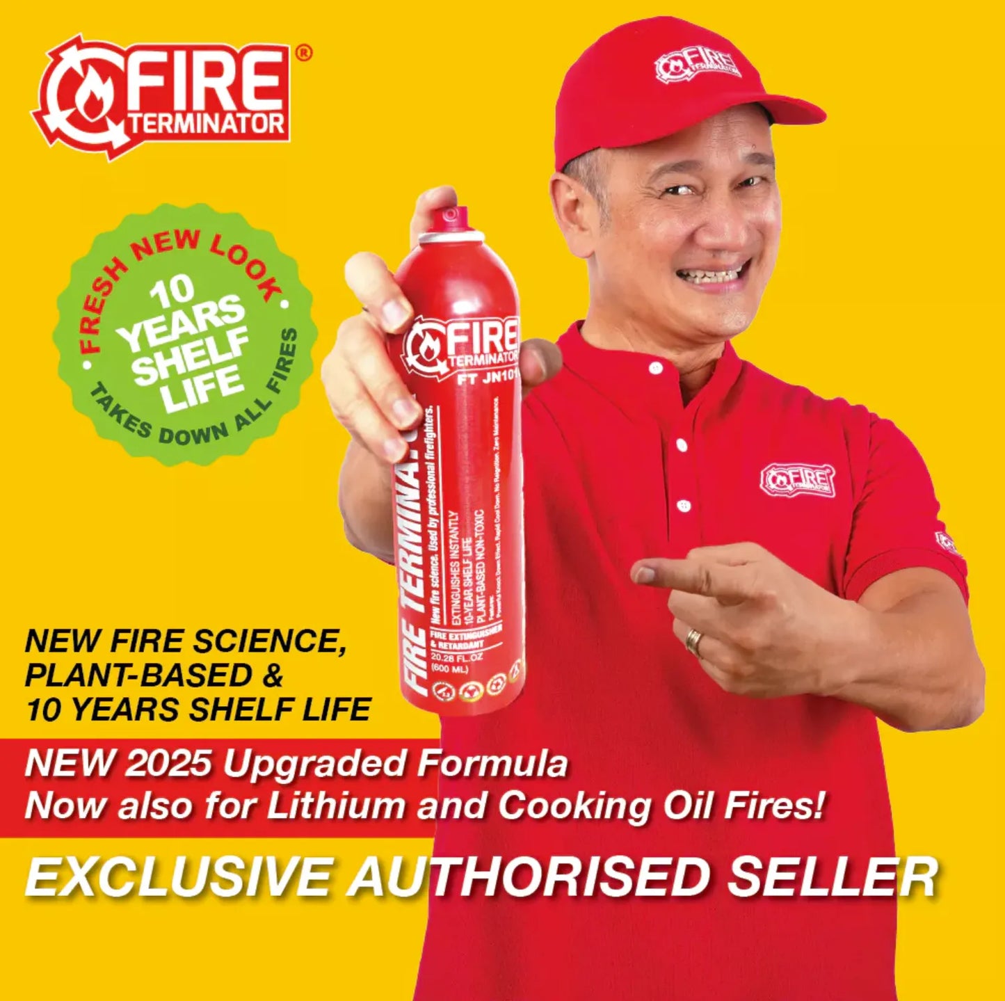 Fire Terminator - FT JN1010 Hydrodynamic Spray - The Panic Room