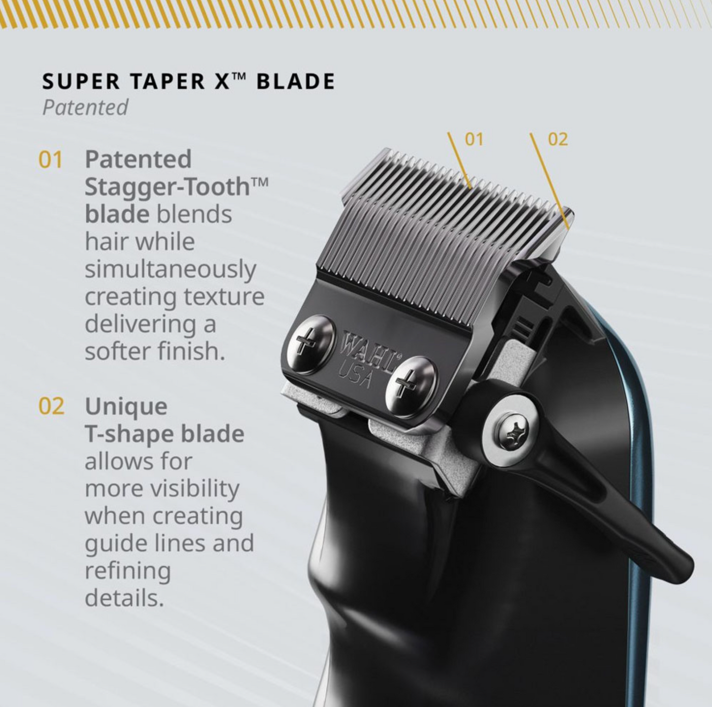 Wahl - Super Taper X, Professional Cord/Cordless Clipper - The Panic Room