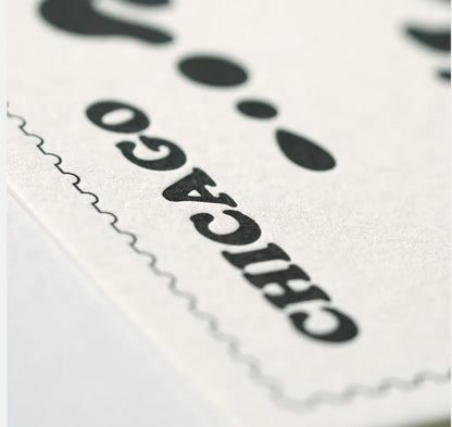 Hrvst.Store - Cooper Black Postcard, A6, Letterpress