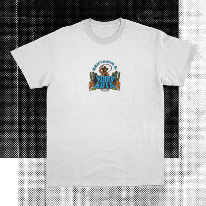 La Munai - Benyamin Suaeb Koboi Kota T-Shirt, White - The Panic Room
