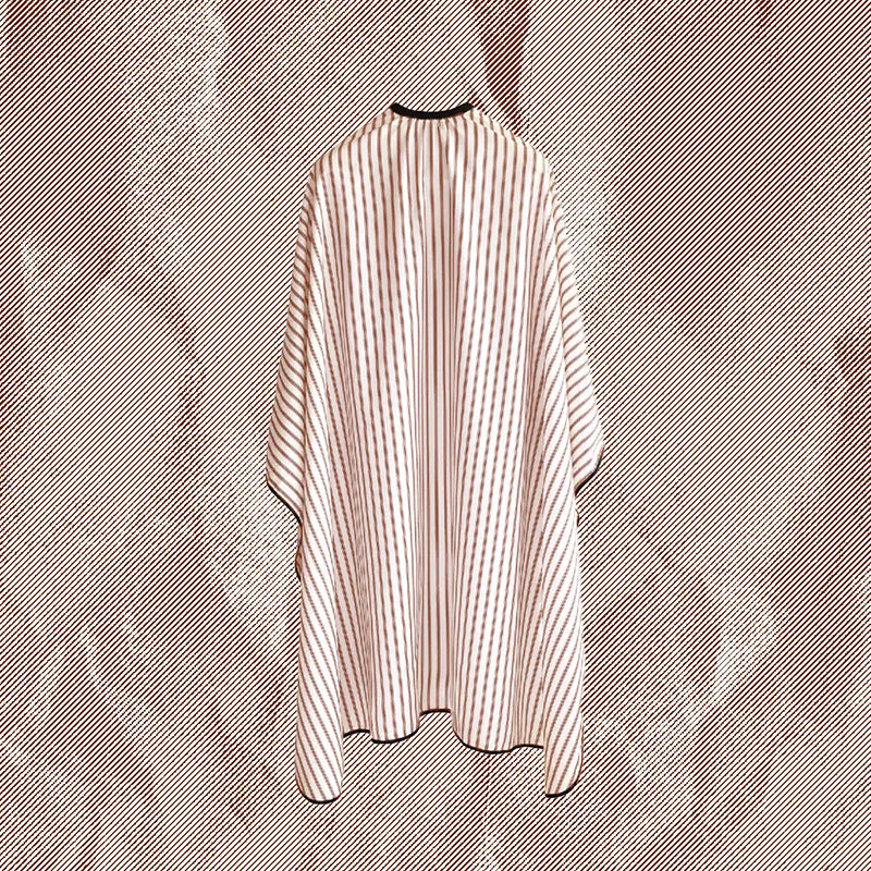 Cutting Cape, Brown and White Stripes - The Panic Room