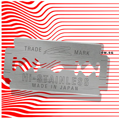 Feather - Double Edge Razor Hi-Stainless, 10pcs