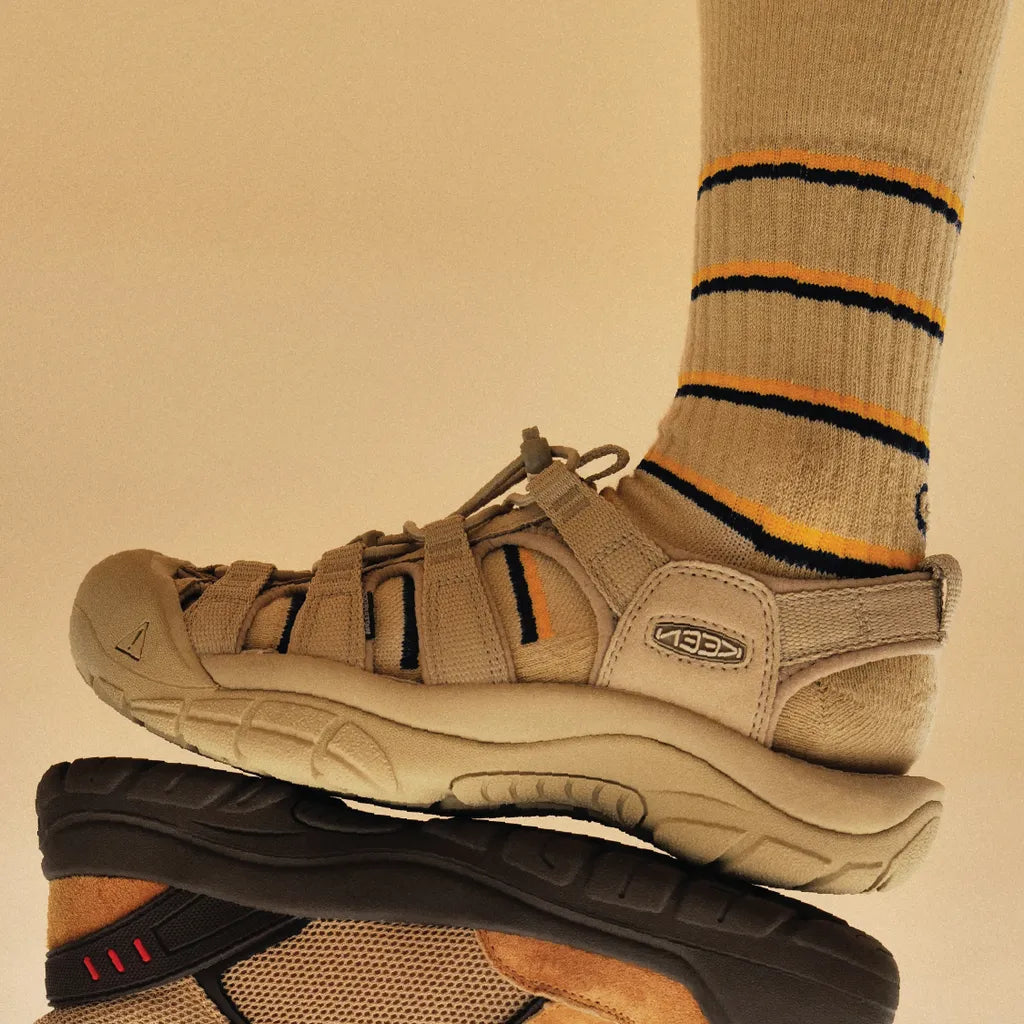 GOODPAIRSOCKS - Late For Summer, Beige Papadom - The Panic Room