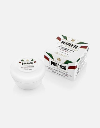 Proraso - Green Tea & Oatmeal Sensitive Shaving Soap, 150ml - The Panic Room