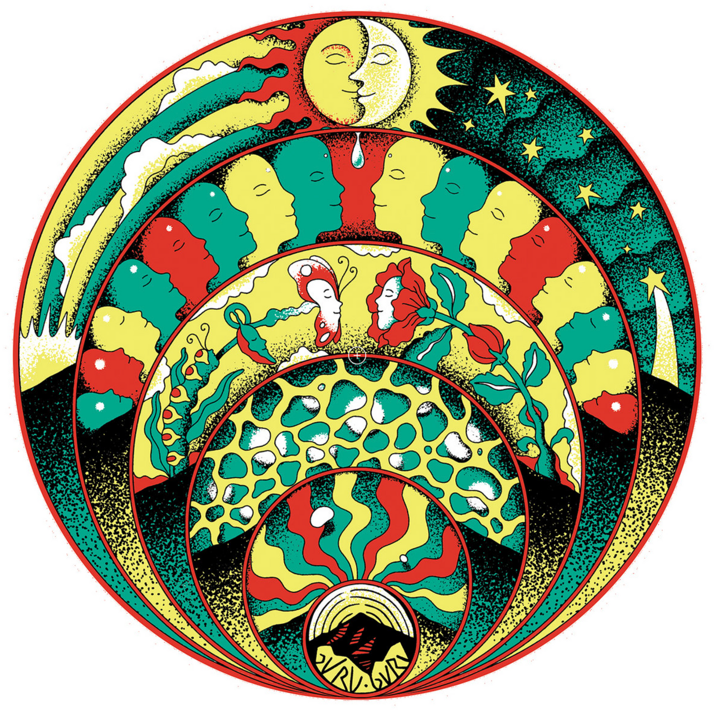 Guruguru Brain - Slipmat, Harmony