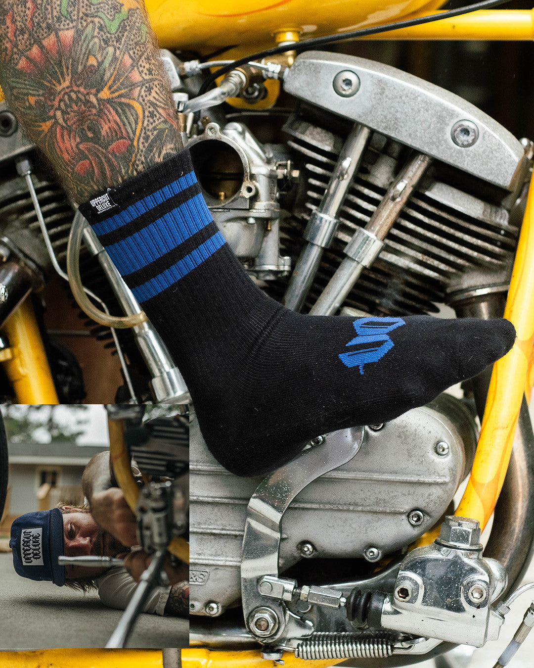 Uppercut Deluxe - Socks ( Working Blues ) - The Panic Room