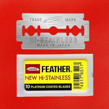 Feather - Double Edge Razor Hi-Stainless, 200pcs