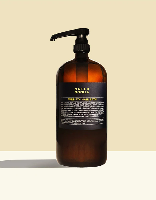 Naked Gorilla - Fortify+ Hair Bath, 1000ml, Hair Loss Shampoo - The Panic Room