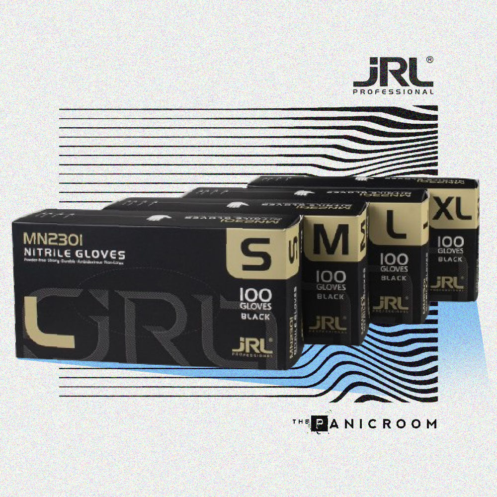 JRL - Nitrile Gloves, Black MN230I