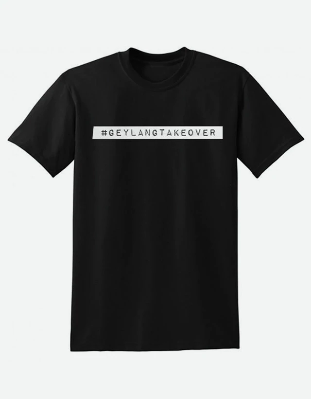 #GEYLANGTAKEOVER T-Shirt, Black - The Panic Room