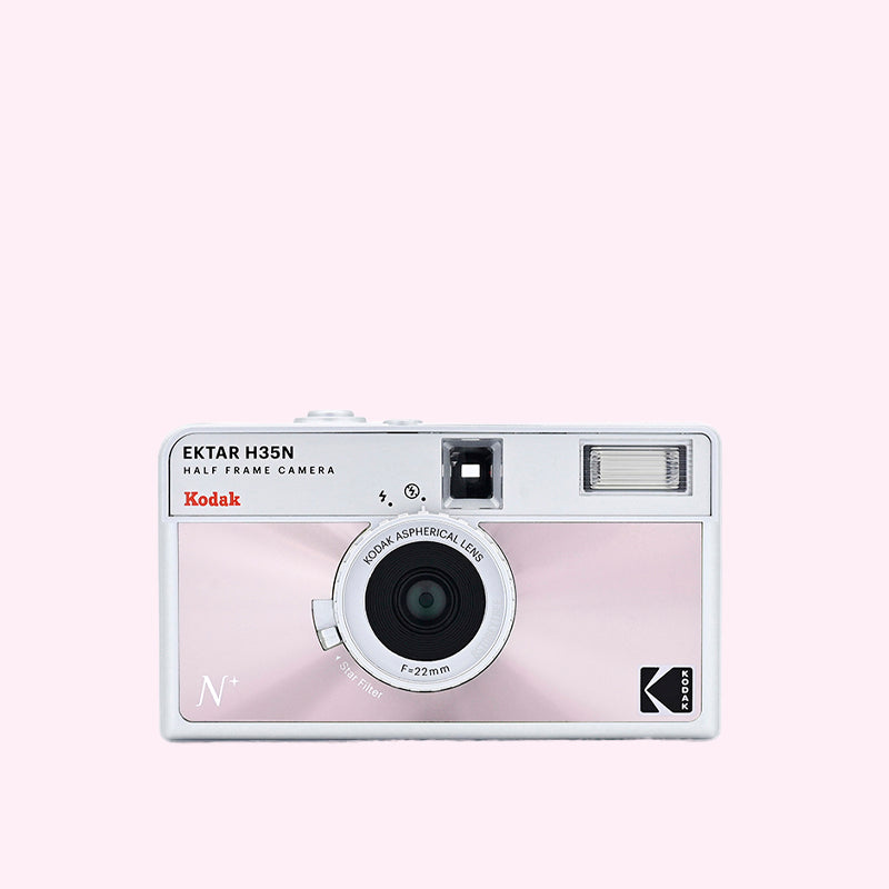 KODAK EKTAR H35N Half Frame 35mm Film Camera - Glazed Pink - The Panic Room