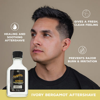 Suavecito - Ivory Bergamot Aftershave, 100ml - The Panic Room