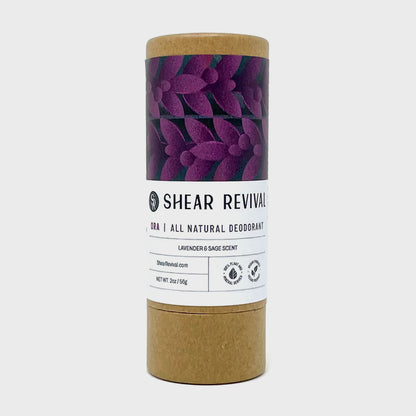 Shear Revival - Ora All Natural Deodorant, Lavender & Sage - The Panic Room