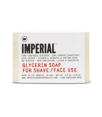 Imperial Barber Grade Products - Glycerin Shave/Face Soap Bar - The Panic Room