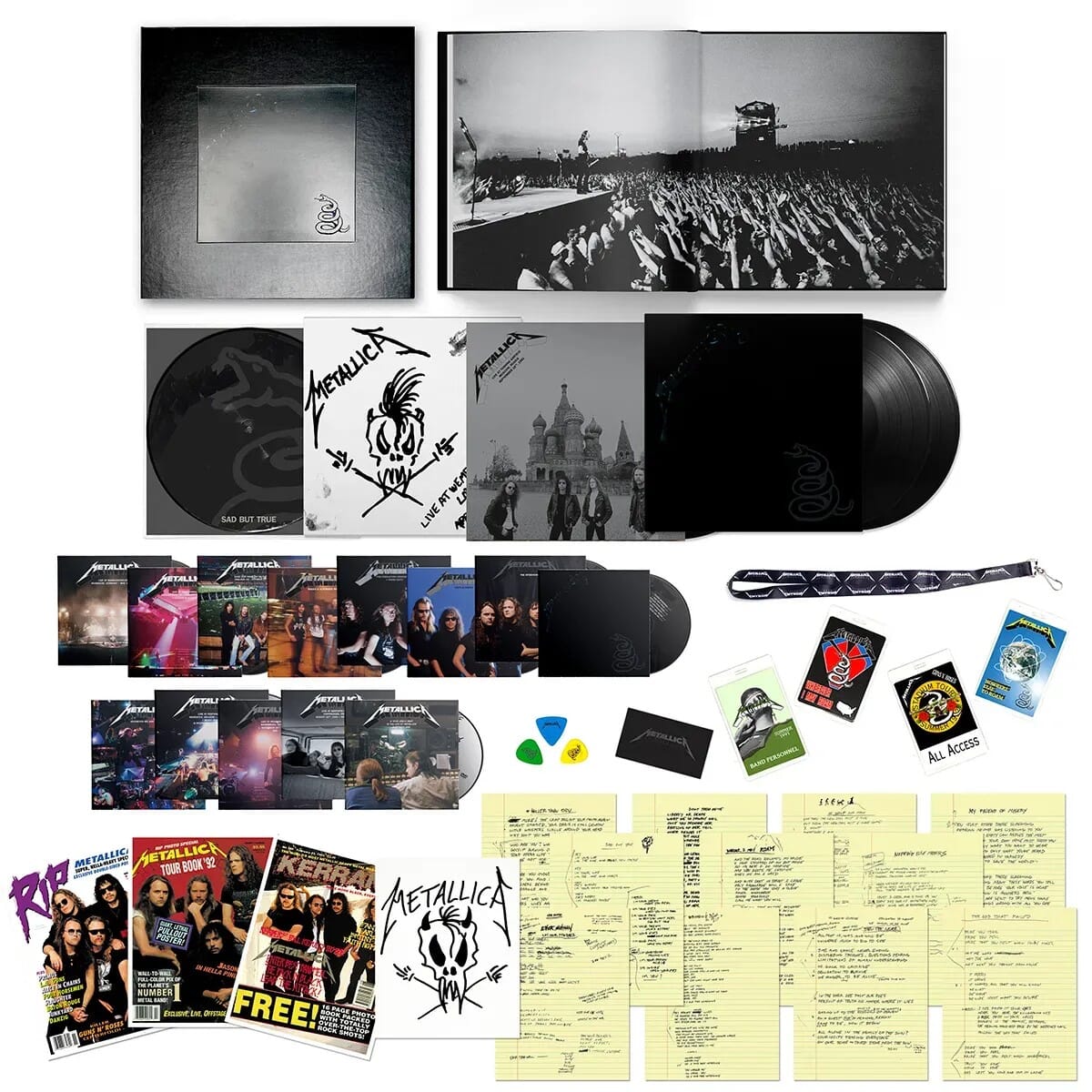 Metallica - Metallica [Black Album]: Remastered Deluxe [180g Vinyl 6LP + 14CD + 6DVD Box Set] - The Panic Room
