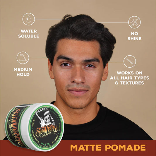 Suavecito - Matte Pomade, 113g - The Panic Room
