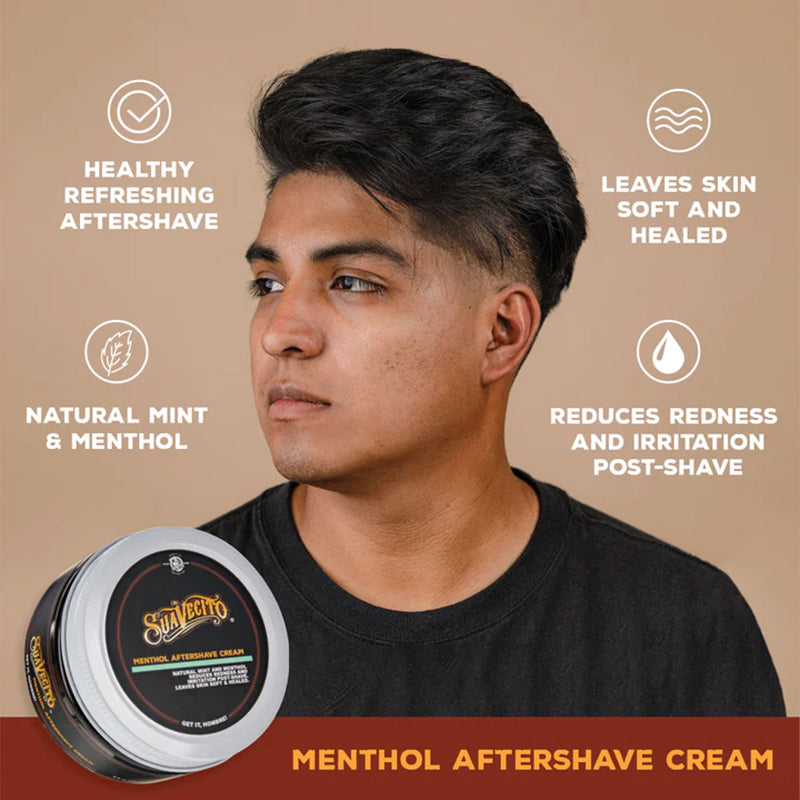 Suavecito - Menthol Aftershave Cream, 240ml - The Panic Room