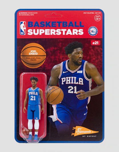 Super7 - NBA Supersports Figure - Joel Embiid (76ers) - The Panic Room