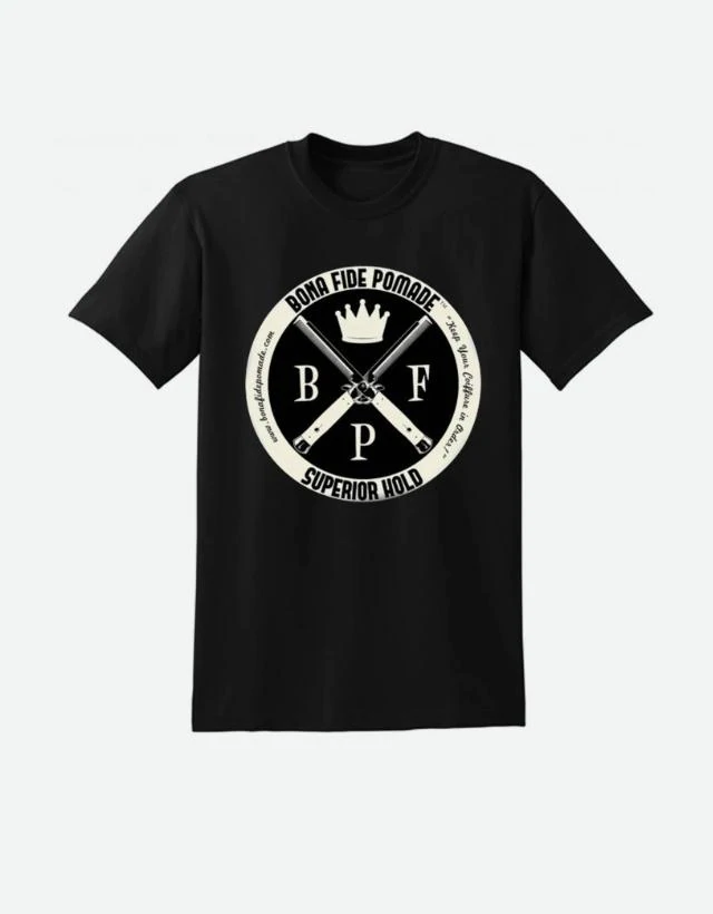 Bona Fide - Comb Of Arms Crest Black T-Shirt - The Panic Room