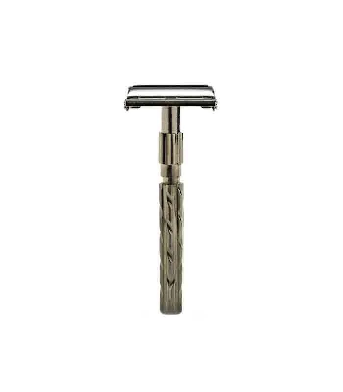 Parker - 22R Safety Razor, Butterfly Open, Gunmetal Handle - The Panic Room