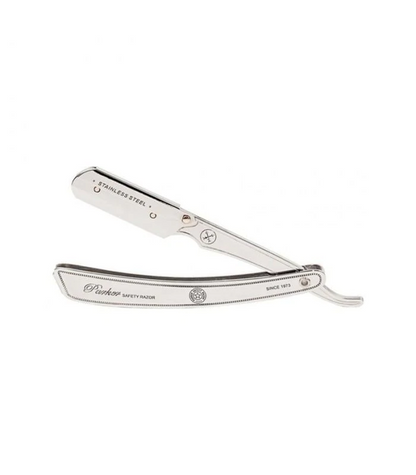 Parker - SRX Straight Razor, Clip Type, Heavy Duty Stainless Steel Handle - The Panic Room