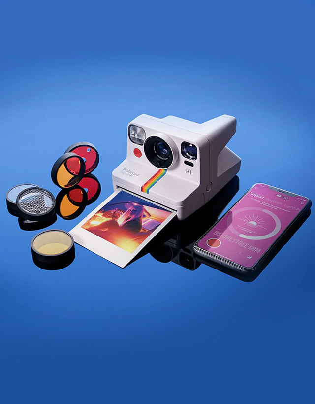 Polaroid - Now+ i-Type Instant Camera - White - The Panic Room