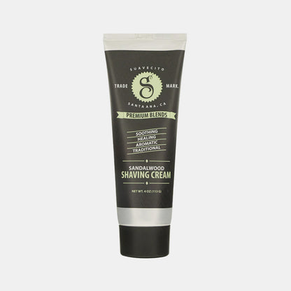 Suavecito - Premium Blends Sandalwood Shaving Cream, 113g - The Panic Room
