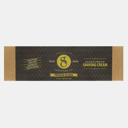 Suavecito - Premium Blends Sandalwood Shaving Cream, 113g - The Panic Room