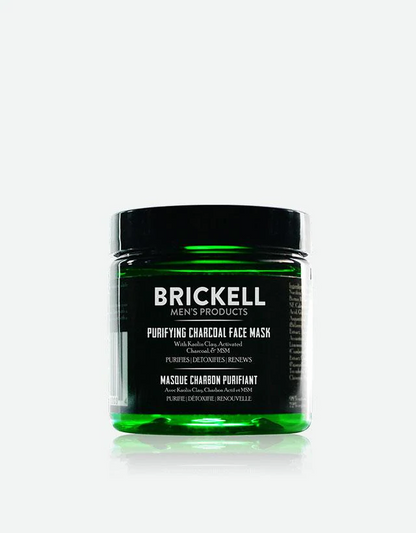 Brickell Men's Products - Purifying Charcoal Face Mask, 118ml - The Panic Room