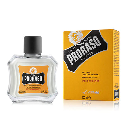 Proraso - After Shave Balm, Wood & Spice, 100ml - The Panic Room