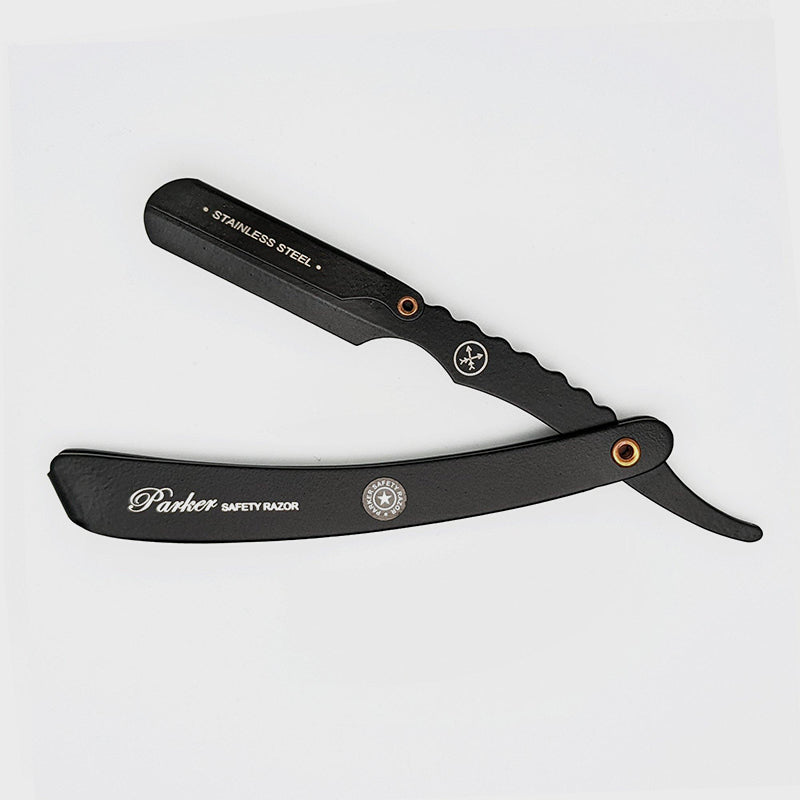 Pap Razor Parker - PTABK Professional Barber Razor, Push Type, Adjustable, Black ...