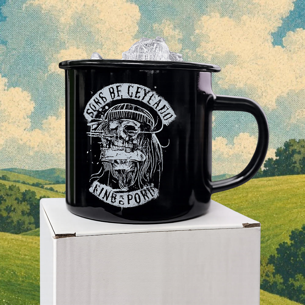 The Panic Room - Sons Of Geylang, Enamel Mug