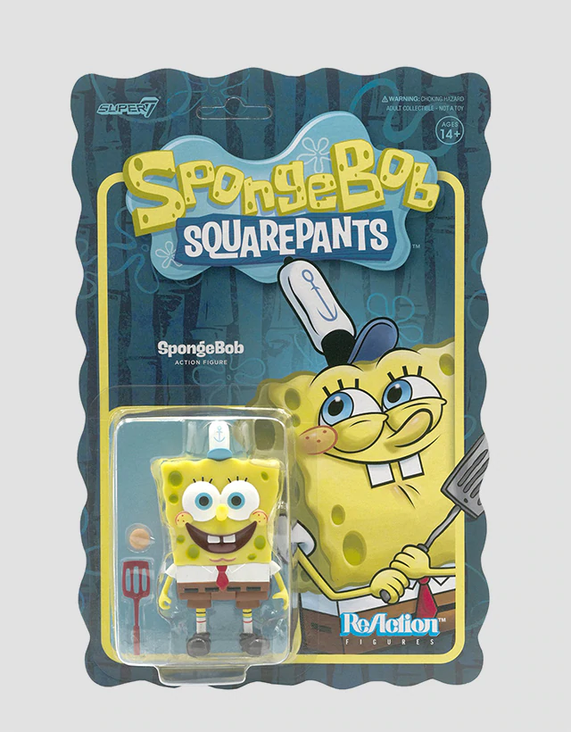 Super7 - SpongeBob SquarePants ReAction Wave 1 - SpongeBob - The Panic Room