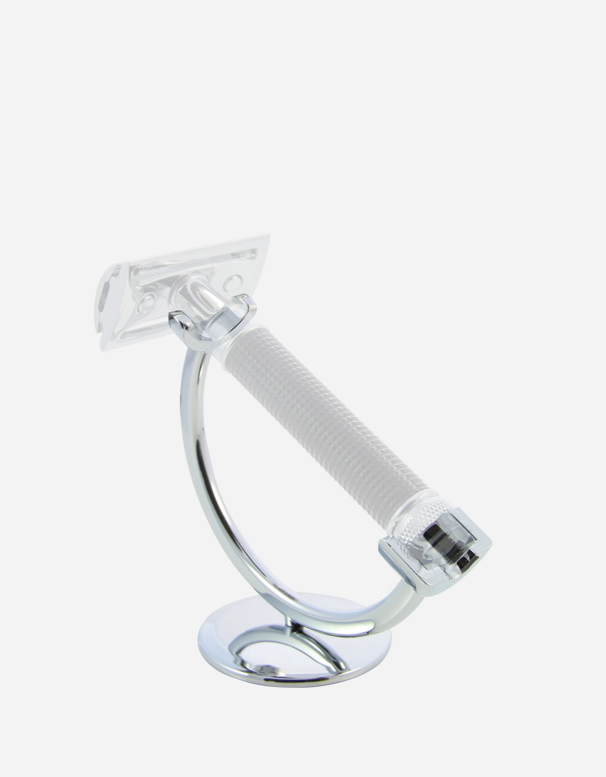 Edwin Jagger - Stand for Double Edge Safety Razor, Chrome Plated - The Panic Room