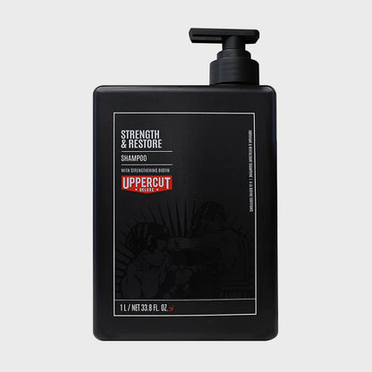 Uppercut Deluxe - Strength and Restore Shampoo, 1000ml - The Panic Room