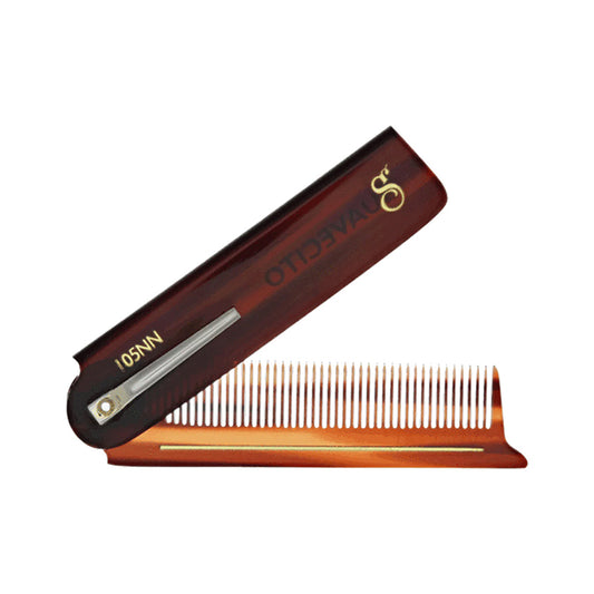 Suavecito - Deluxe Folding Comb, Amber - The Panic Room