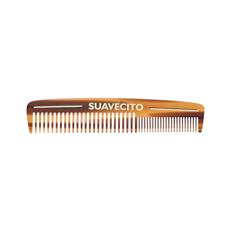 Suavecito - Deluxe Travel Dressing Comb, Amber - The Panic Room