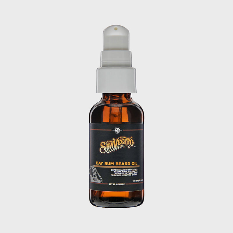 Suavecito - Beard Oil, Bay Rum, 30ml - The Panic Room