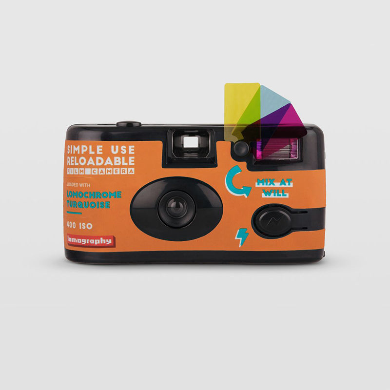 Lomography Simple Use Film Camera Lomochrome Turquoise - The Panic Room