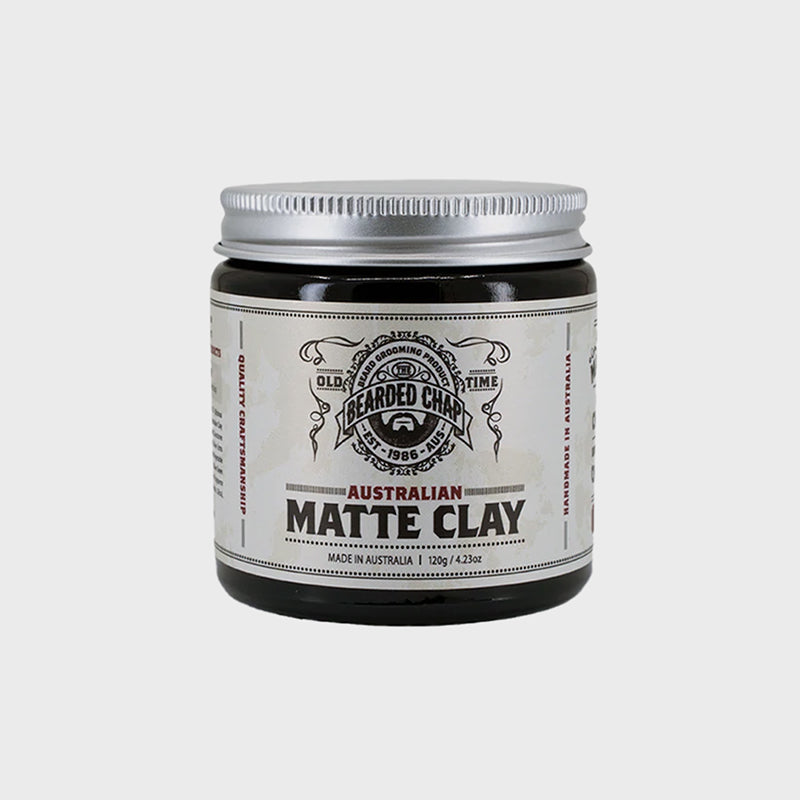 The Bearded Chap - Australian Matte Clay Pomade, 120g - The Panic Room