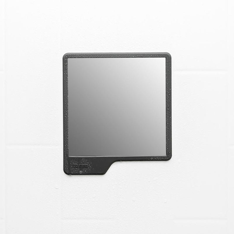 Tooletries - The Oliver, Shower Mirror, Charcoal - The Panic Room
