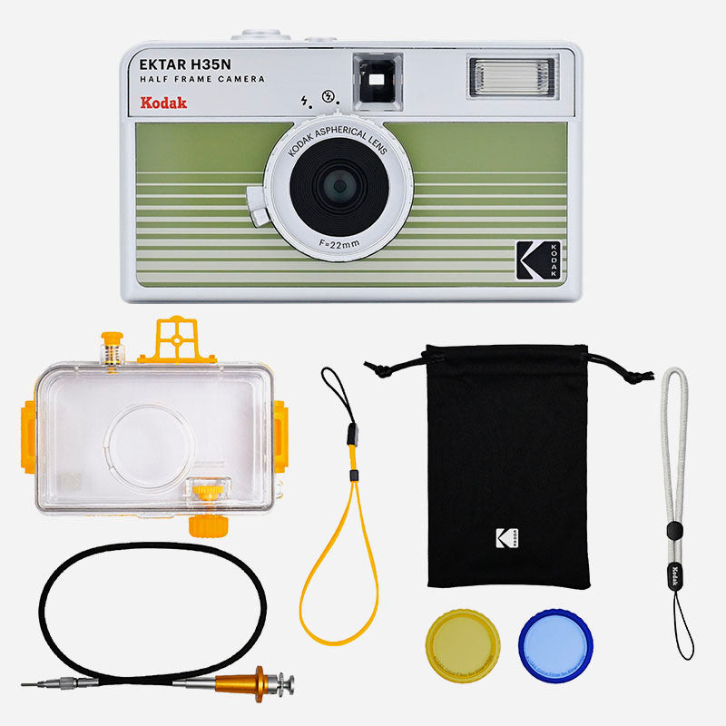 Kodak Ektar H35N Half Frame 35mm Film Camera Premium Kit