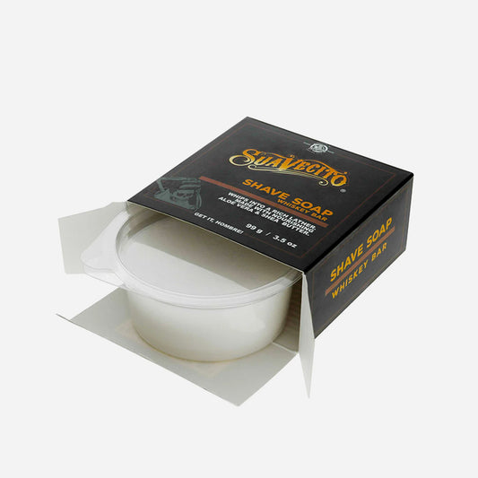 Suavecito - Premium Blends Shave Soap, Whiskey Bar, 99g - The Panic Room
