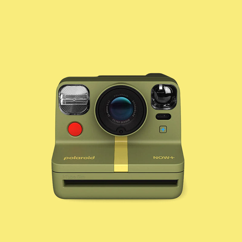 Polaroid Now+ Generation 2 i‑Type Instant Camera + 5 lens filters (Forest Green) - The Panic Room