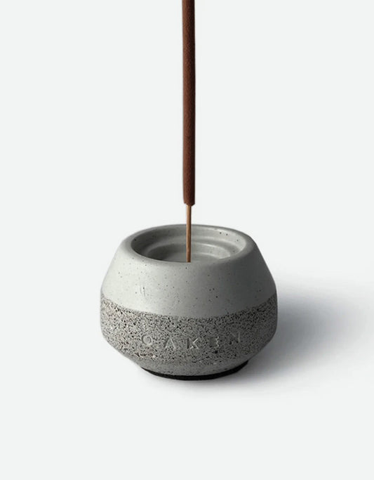 Oaken Lab - Oaken x Conture Concrete Incense Holder Set, Conservatory, 10 Sticks - The Panic Room