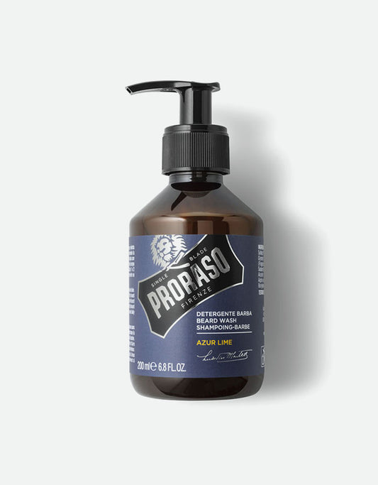 Proraso - Beard Shampoo, Azur Lime, 200ml - The Panic Room