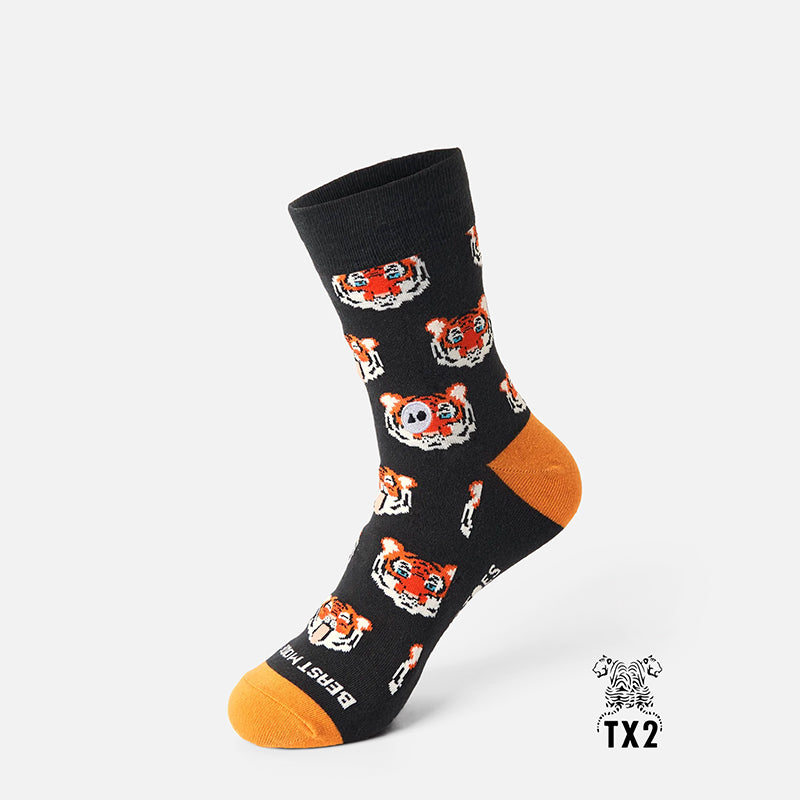 Talking Toes - Wild Tiger Sock - The Panic Room