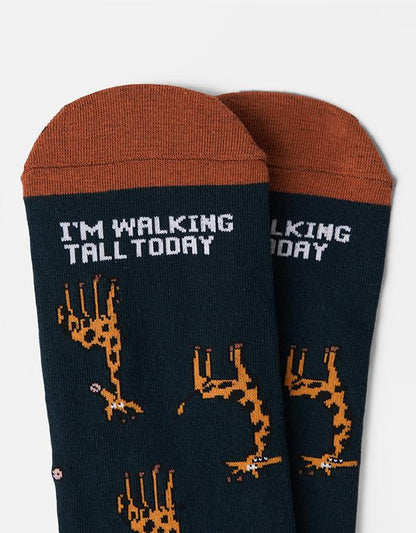 Talking Toes - The Animal Project Giraffe Sock - The Panic Room