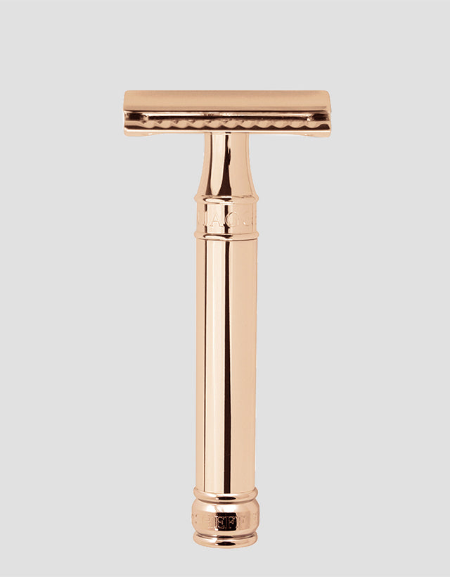 Edwin Jagger - Double Edge Safety Razor, Rose Gold - The Panic Room